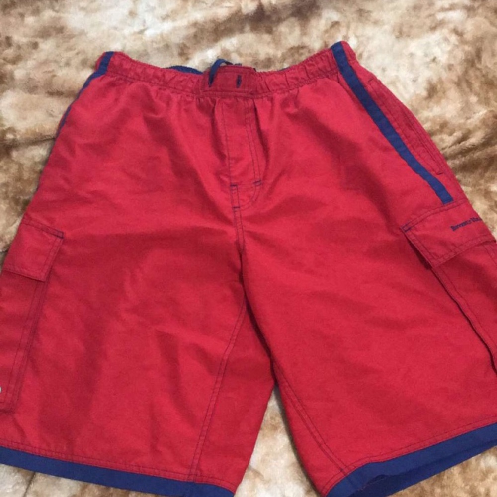 Beverly Hills Pool club red swimming shorts